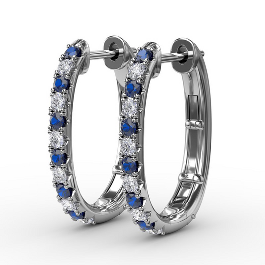 Colored Stone Earring