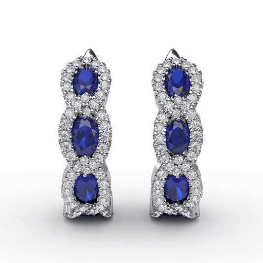 Colored Stone Earring