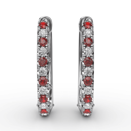 Colored Stone Earring
