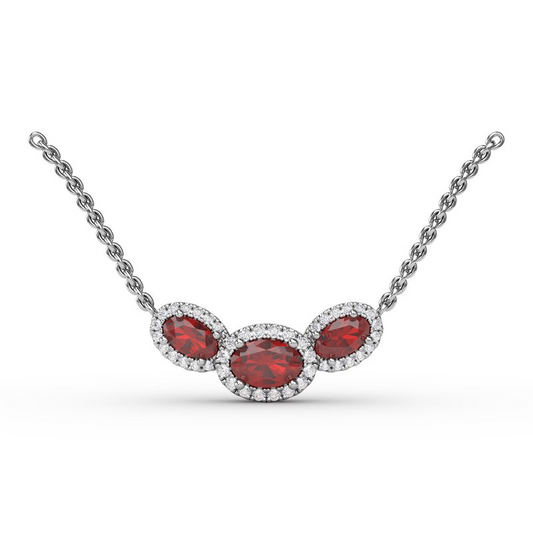 Colored Stone Necklace