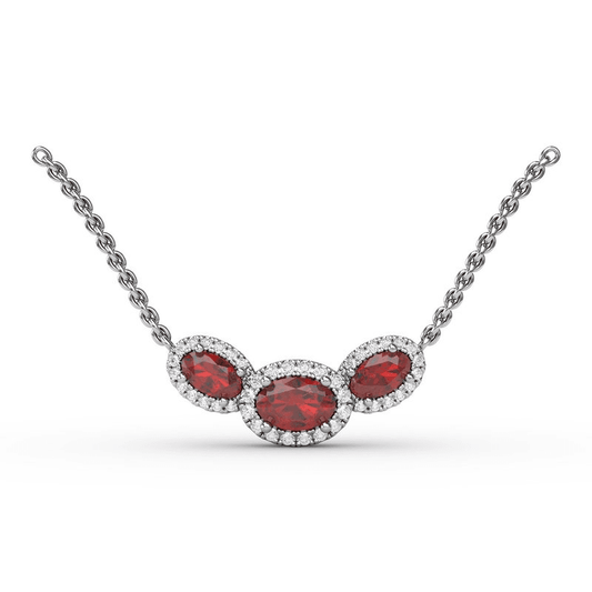Colored Stone Necklace