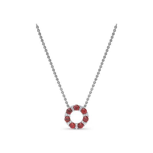 Colored Stone Necklace