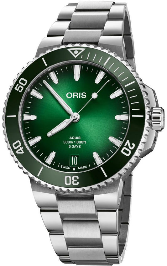 Oris Aquis Date Calibre 400 Automatic Watch 01 400 7790 4157-07 8 23 02PEB