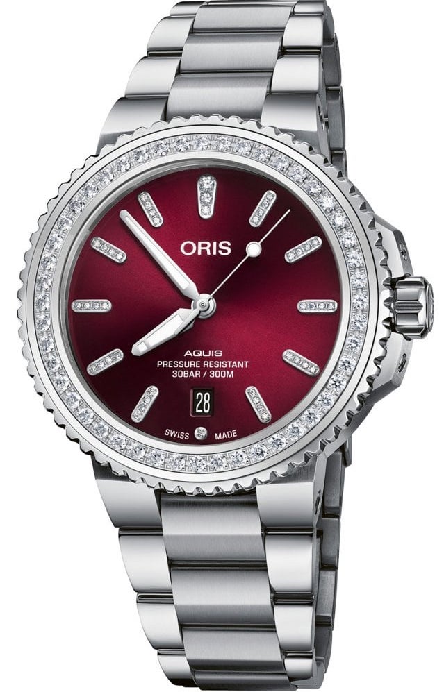 Oris Aquis Date Diamonds Automatic Watch 01 733 7766 4998-07 8 22 05PEB