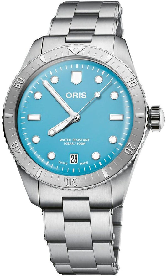 Oris Divers Sixty‑Five 'Cotton Candy' Automatic Watch 01 733 7771 4055-07 8 19 18