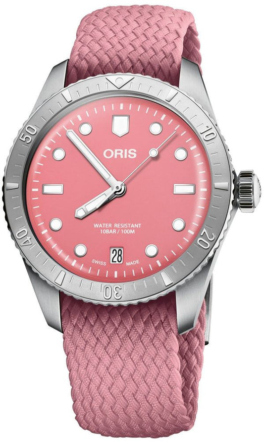 Oris Divers Sixty‑Five 'Cotton Candy' Automatic Watch 01 733 7771 4058-07 3 19 04S