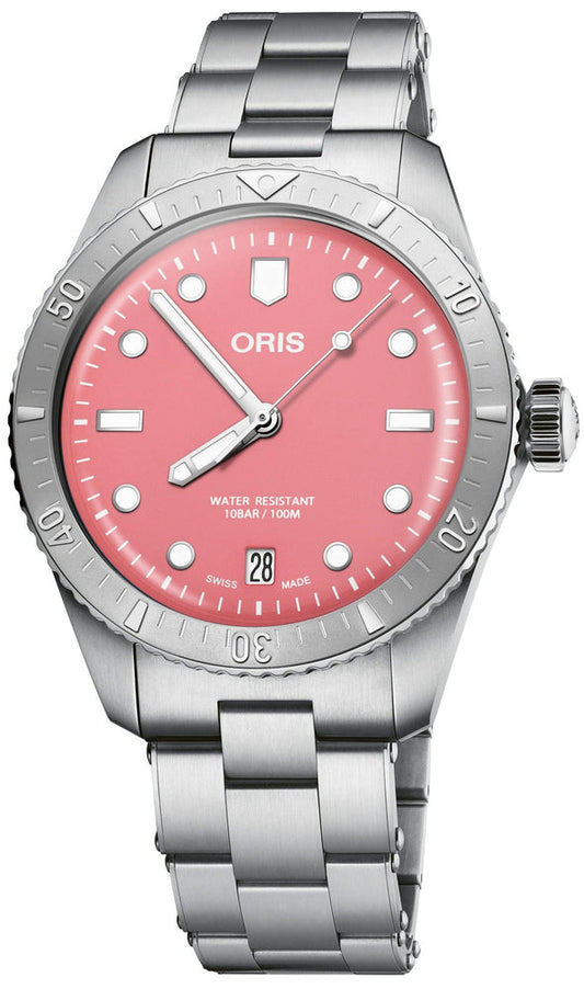 Oris Divers Sixty‑Five 'Cotton Candy' Automatic Watch 01 733 7771 4058-07 8 19 18