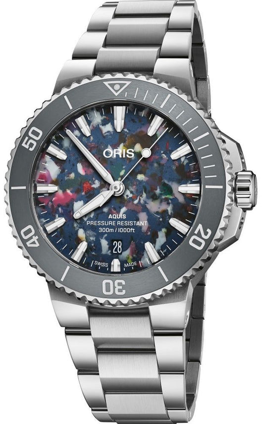 Oris Aquis Date Upcycle Automatic Watch 01 733 7787 4150-07 8 22 04PEB