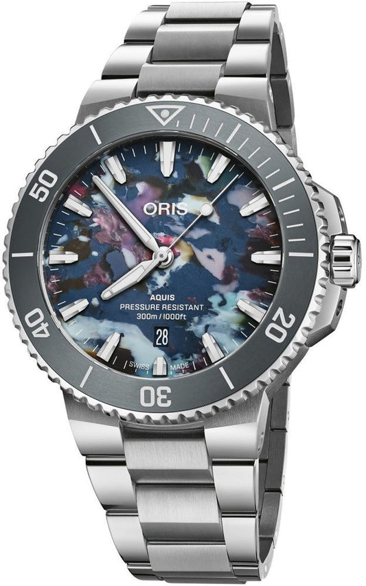 Oris Aquis Date Upcycle Automatic Watch 01 733 7789 4150-07 8 23 04PEB