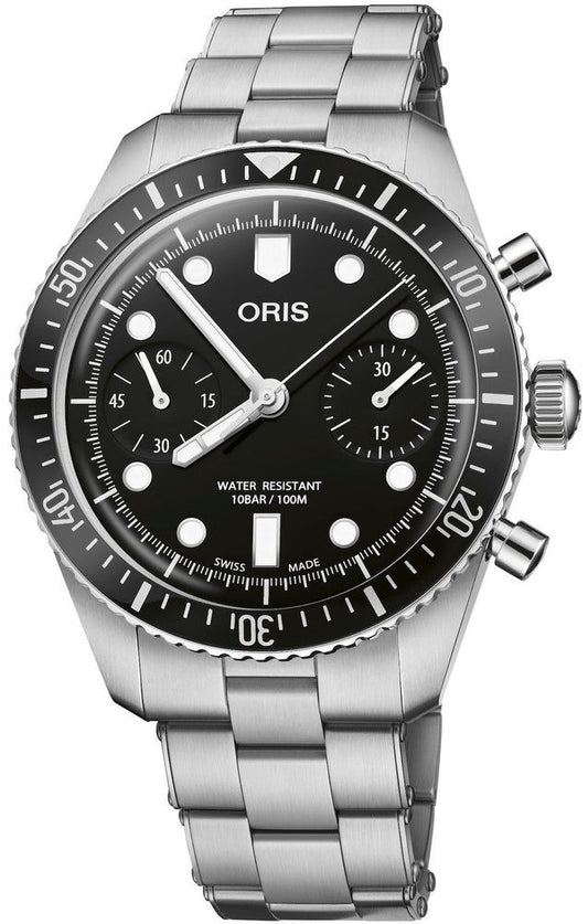 Oris Divers Sixty‑Five Chronograph Automatic Watch 01 771 7791 4054-07 8 20 18