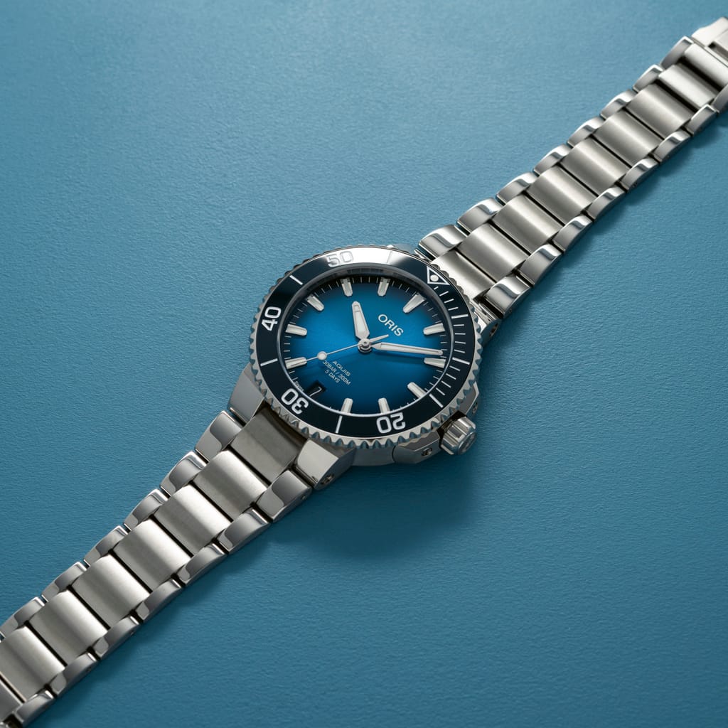 Oris Aquis Date Calibre 400 Automatic Watch 01 400 7769 4135-07 8 22 09PEB