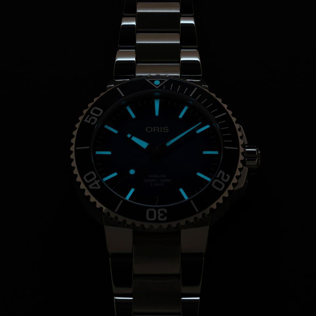 Oris Aquis Date Calibre 400 Automatic Watch 01 400 7769 4135-07 8 22 09PEB