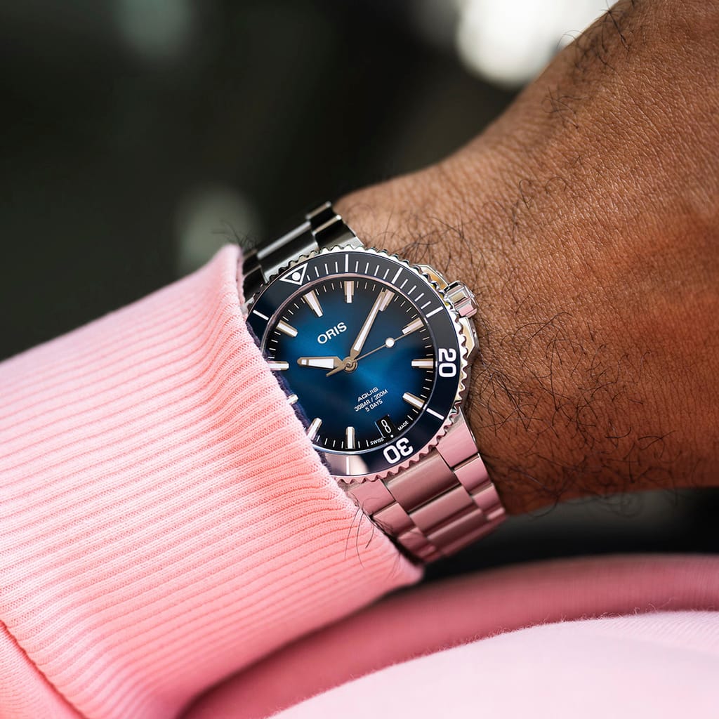 Oris Aquis Date Calibre 400 Automatic Watch 01 400 7769 4135-07 8 22 09PEB