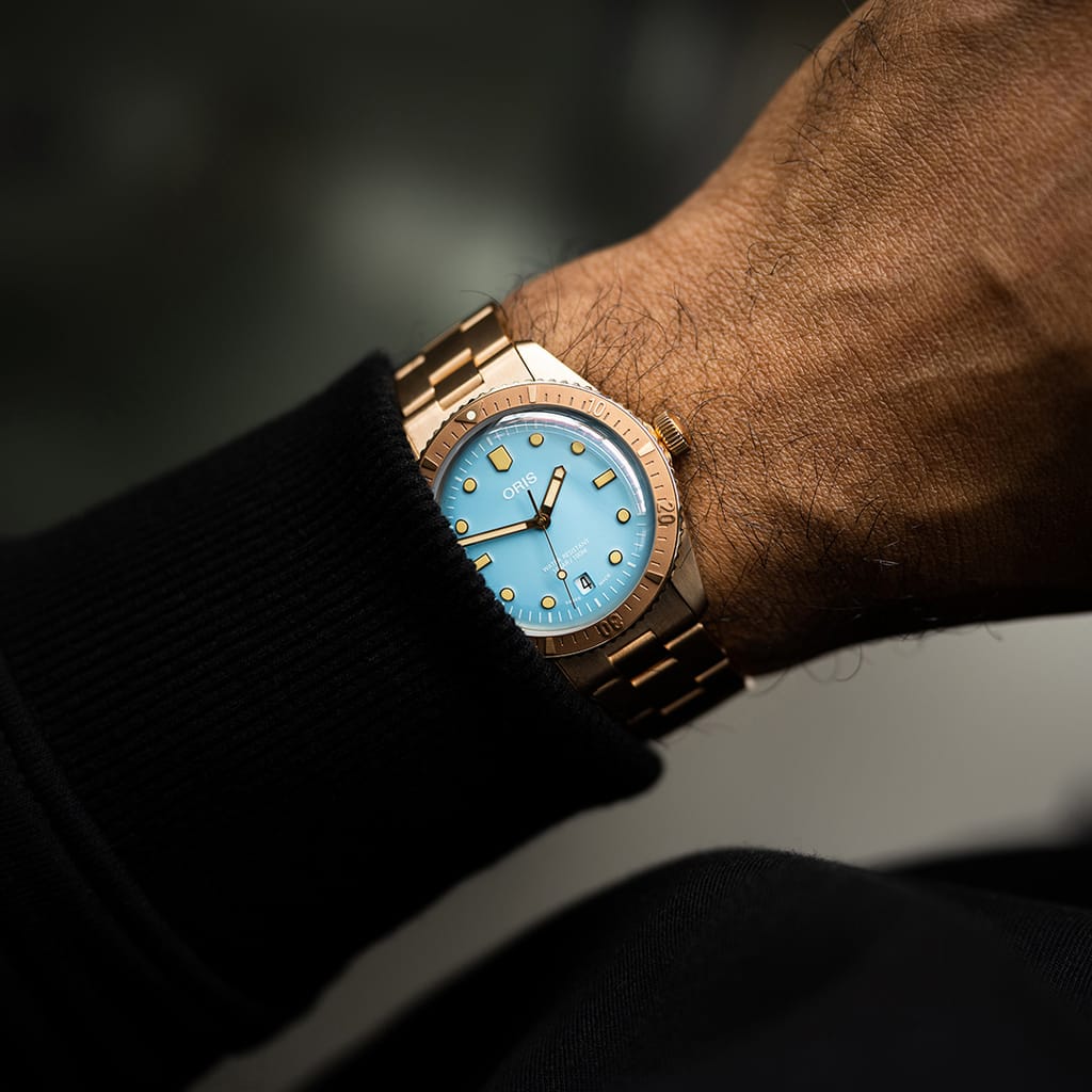 Oris Divers Sixty‑Five 'Cotton Candy' Automatic Watch 01 733 7771 3155-07 8 19 15
