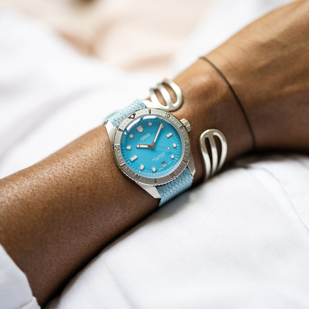 Oris Divers Sixty‑Five 'Cotton Candy' Automatic Watch 01 733 7771 4055-07 3 19 02S