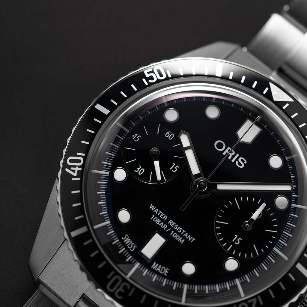 Oris Divers Sixty‑Five Chronograph Automatic Watch 01 771 7791 4054-07 8 20 18