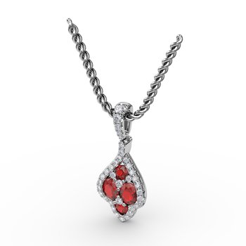Colored Stone Pendant