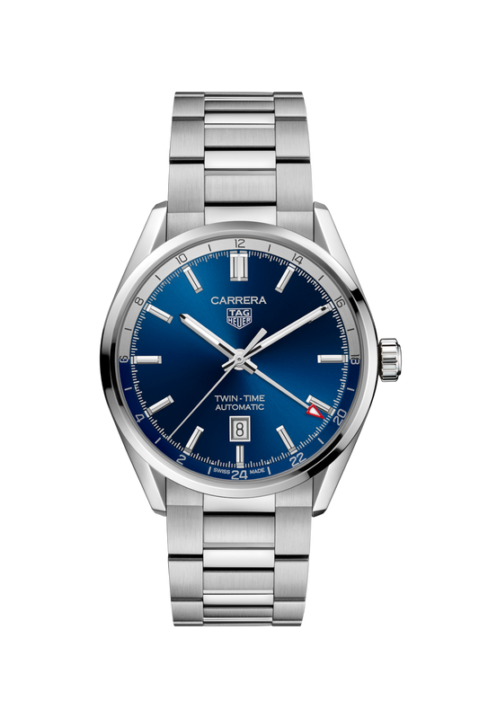 Tag Heuer Carrera Twin-Time Automatic Steel Watch WBN201A.BA0640
