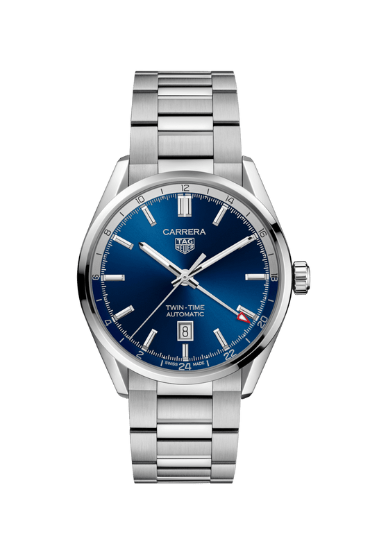 Tag Heuer Carrera Twin-Time Automatic Steel Watch WBN201A.BA0640