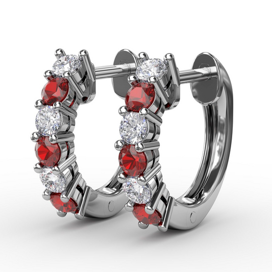 Colored Stone Earring