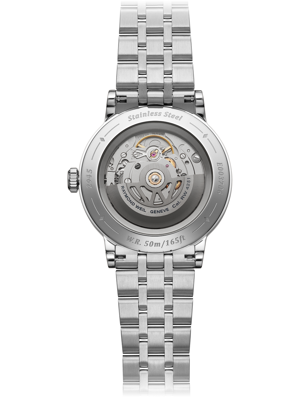 Raymond Weil Millesime Automatic Moon Phase Silver Dial Bracelet Watch, 39.5mm 2945-ST-65001