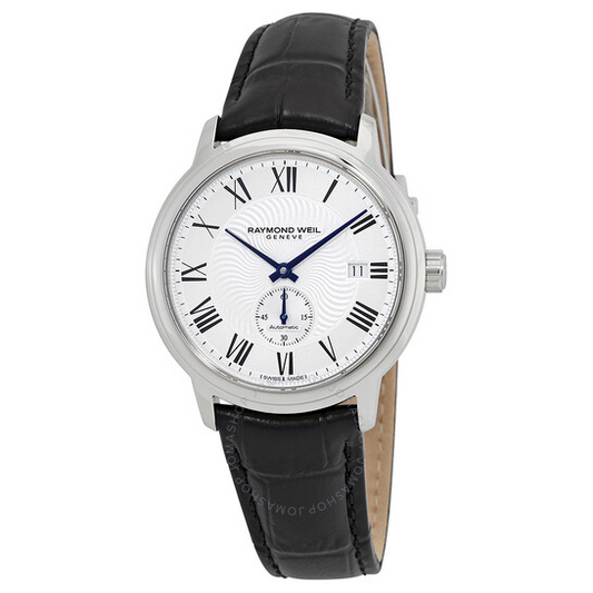Maestro Automatic Stainless Steel Mens Watch Silver Dial