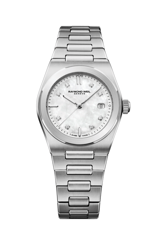 Raymond Weial A.R.T Date 30 mm, mother-of-pearl dial 1250-ST-97081
