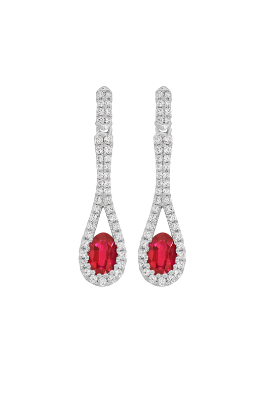 Colored Stone Earring