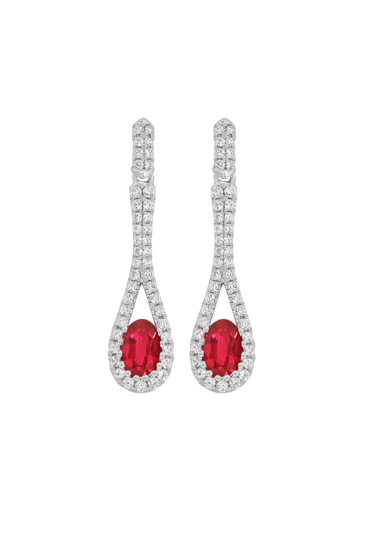 Colored Stone Earring