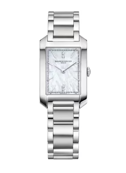 Baume & Mercier Hampton Quartz Watch, Diamond-Set, Mother-of-Pearl 10474