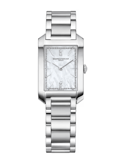 Baume & Mercier Hampton Quartz Watch, Diamond-Set, Mother-of-Pearl 10474