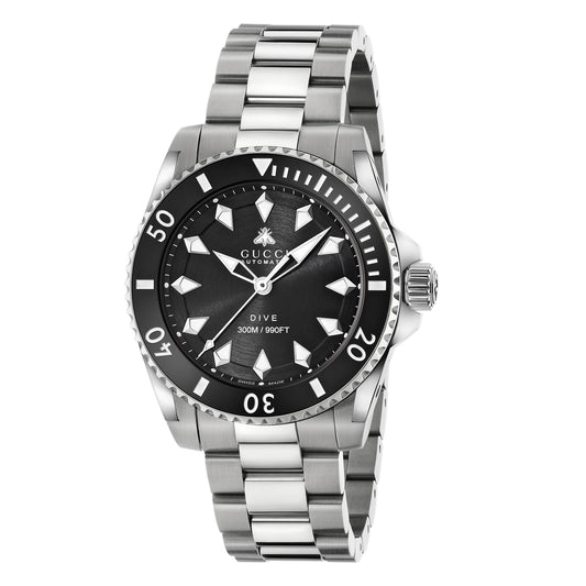 Gucci Dive Automatic 40mm Black Dial YA136353
