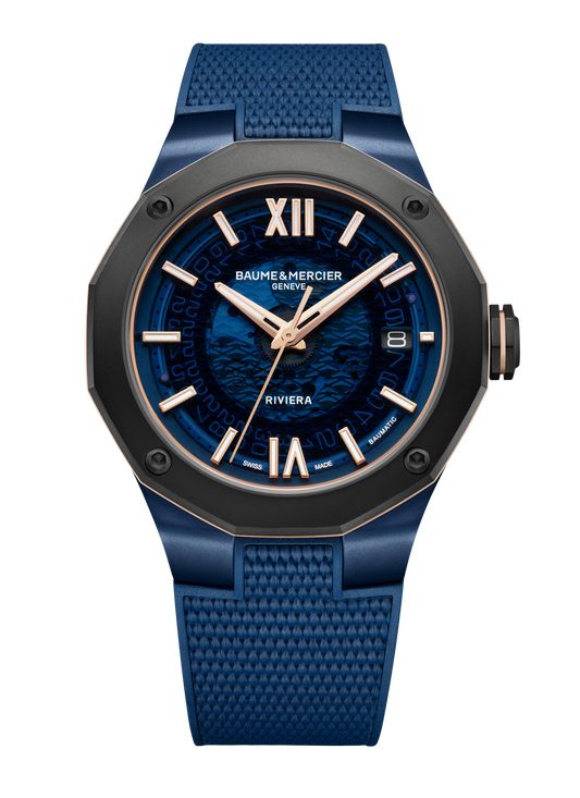 Baume & Mercier Riviera Automatic Watch, Steel Titanium 10769