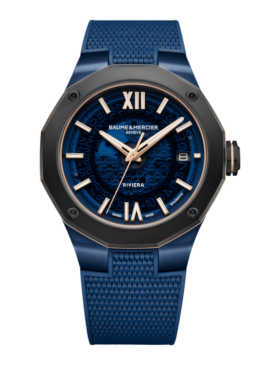 Baume & Mercier Riviera Automatic Watch, Steel Titanium 10769