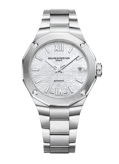 Baume & Mercier Riviera Automatic Watch, Date Display, Diamond-Set 10663