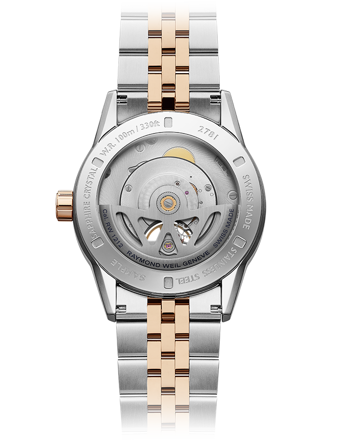 Raymond Weil Freelancer Men's Automatic Black Dial Two-Tone Bracelet Watch, 42.5mm 2781-SP5-20051