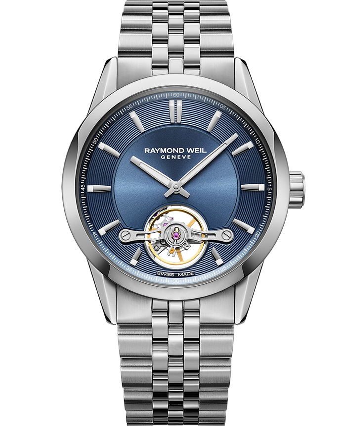 Raymond Weil Freelancer Men's Automatic Blue Dial Bracelet Watch, 42.5mm 2781-ST-50051