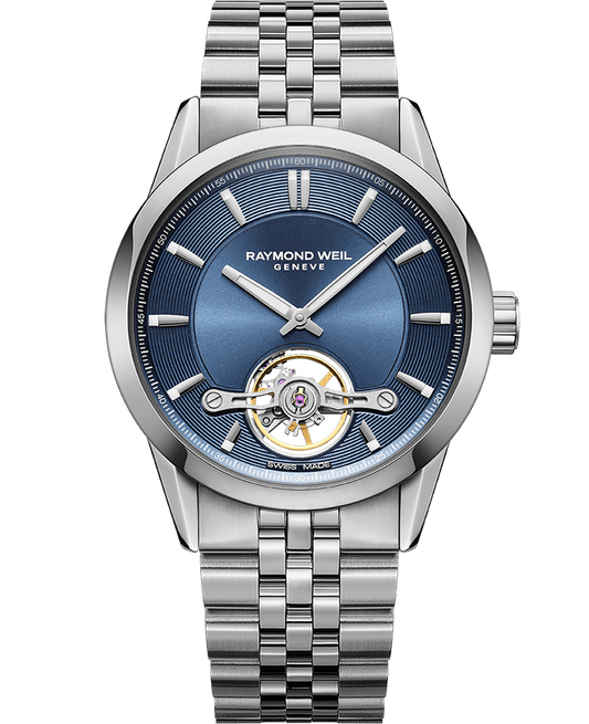 Raymond Weil Freelancer Men's Automatic Blue Dial Bracelet Watch, 42.5mm 2781-ST-50051