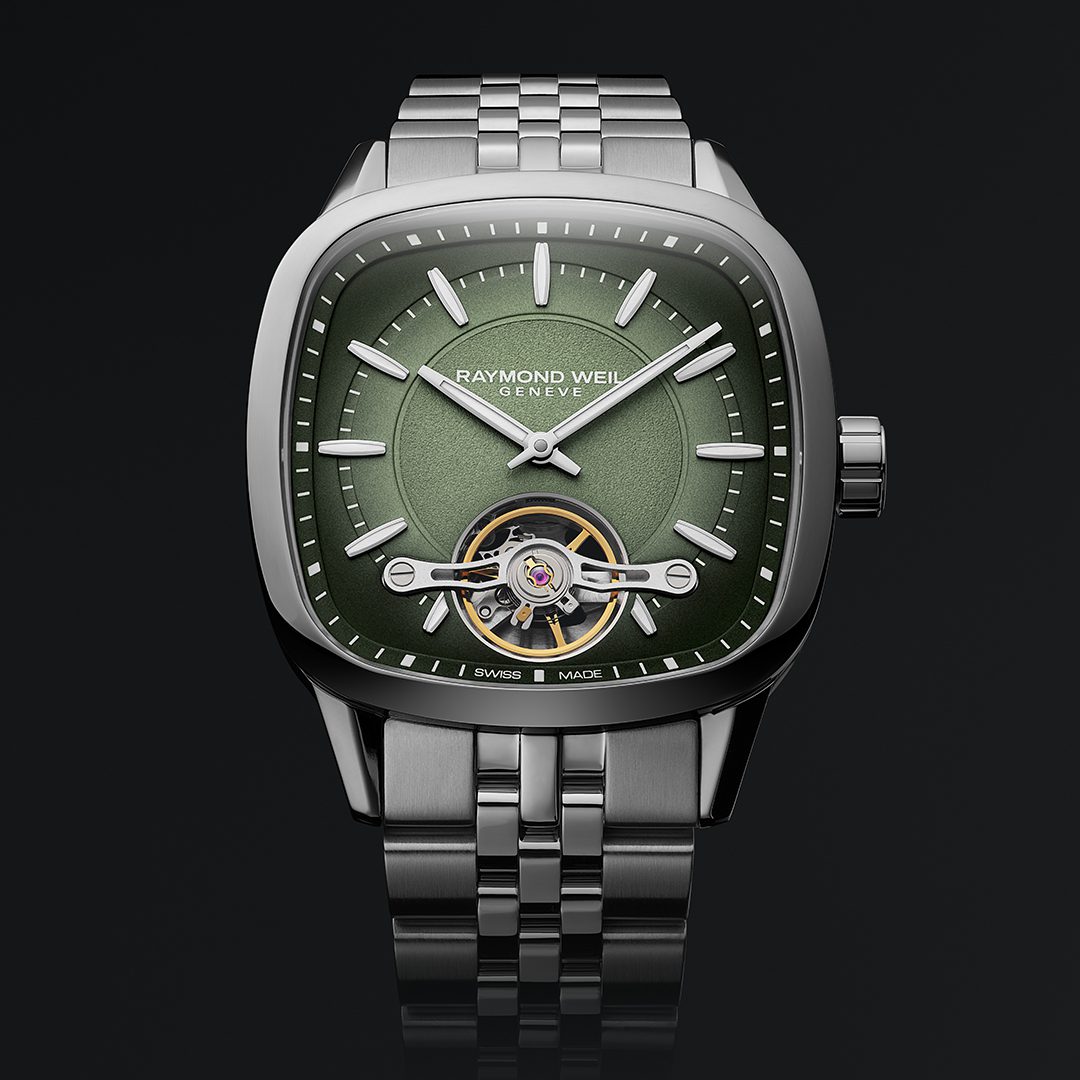 Raymond Weil Freelancer Men's Calibre RW1212 Automatic Green Dial Bracelet Watch, 40 x 40mm 2790-ST-52051