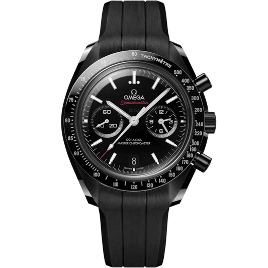 Omega Dark Side of the Moon 44.25 mm, black ceramic on rubber strap 310.92.44.51.01.004