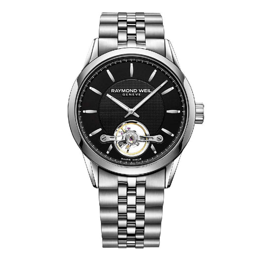 Raymond Weil Freelancer Automatic Black Dial Stainless Steel Men's Watch 2780-ST-20001