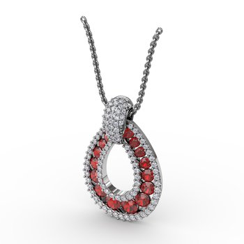 Colored Stone Pendant