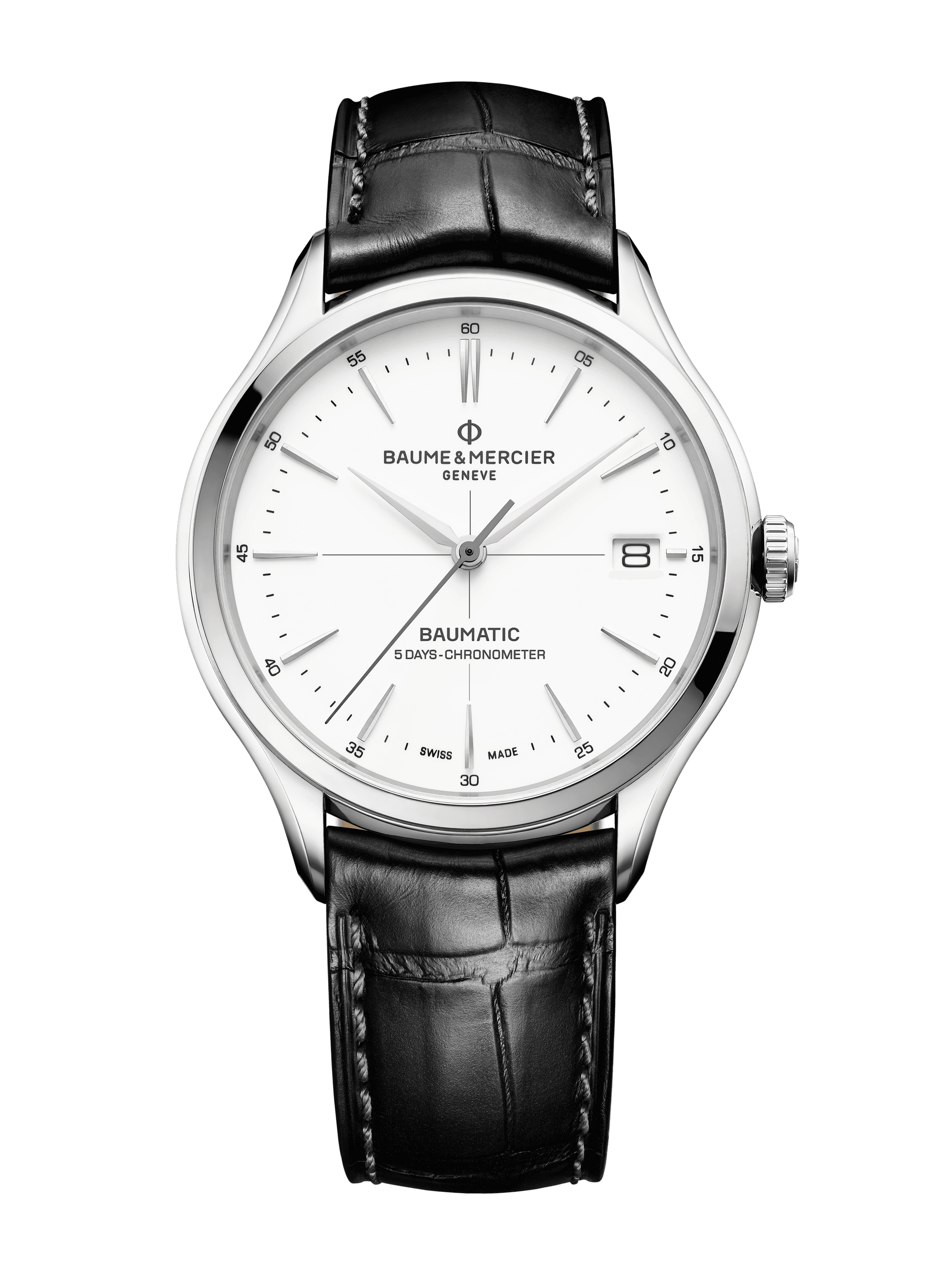 Baume & Mercier Clifton Automatic Watch, Date, COSC Certified 10518