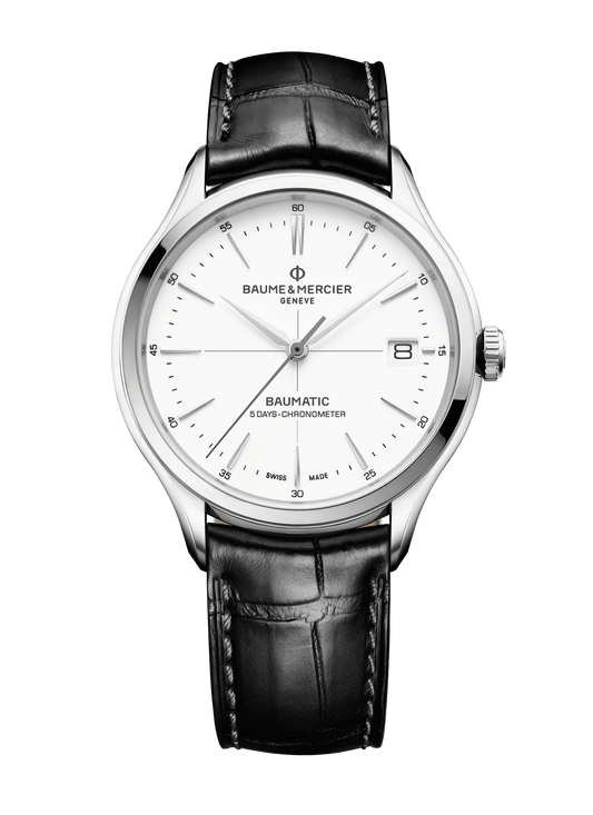 Baume & Mercier Clifton Automatic Watch, Date, COSC Certified 10518