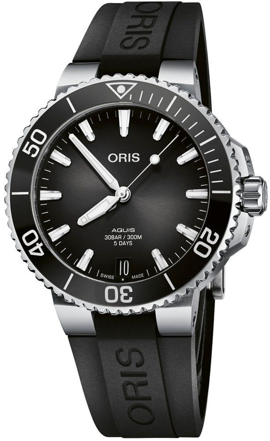 Oris Aquis Date Calibre 400 Automatic Watch 01 400 7769 4154-07 4 22 74FC
