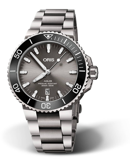 Oris Aquis Titanium Date Automatic Watch 01 733 7730 7153-07 8 24 15PEB