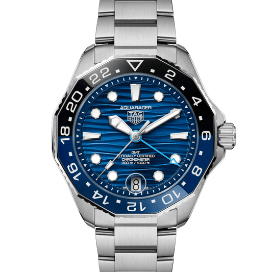 Tag Heuer Aquaracer Professional 300 Gmt Automatic Steel Watch WBP5114.BA0013