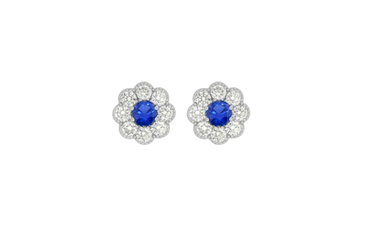 Colored Stone Earring