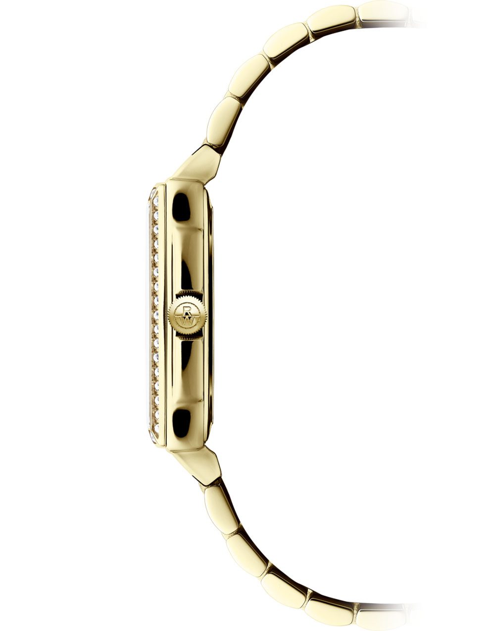 Raymond Weil Toccata Ladies 68 Diamonds Mother-of-Pearl Gold PVD Bracelet Watch, 22.6 x 28.1mm 5925-PS-00995