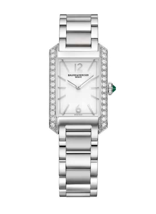 Baume & Mercier Hampton Women Quartz Watch, Diamond-Set - 35 x 22 mm 10631